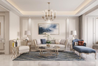 简欧客餐厅3D模型下载